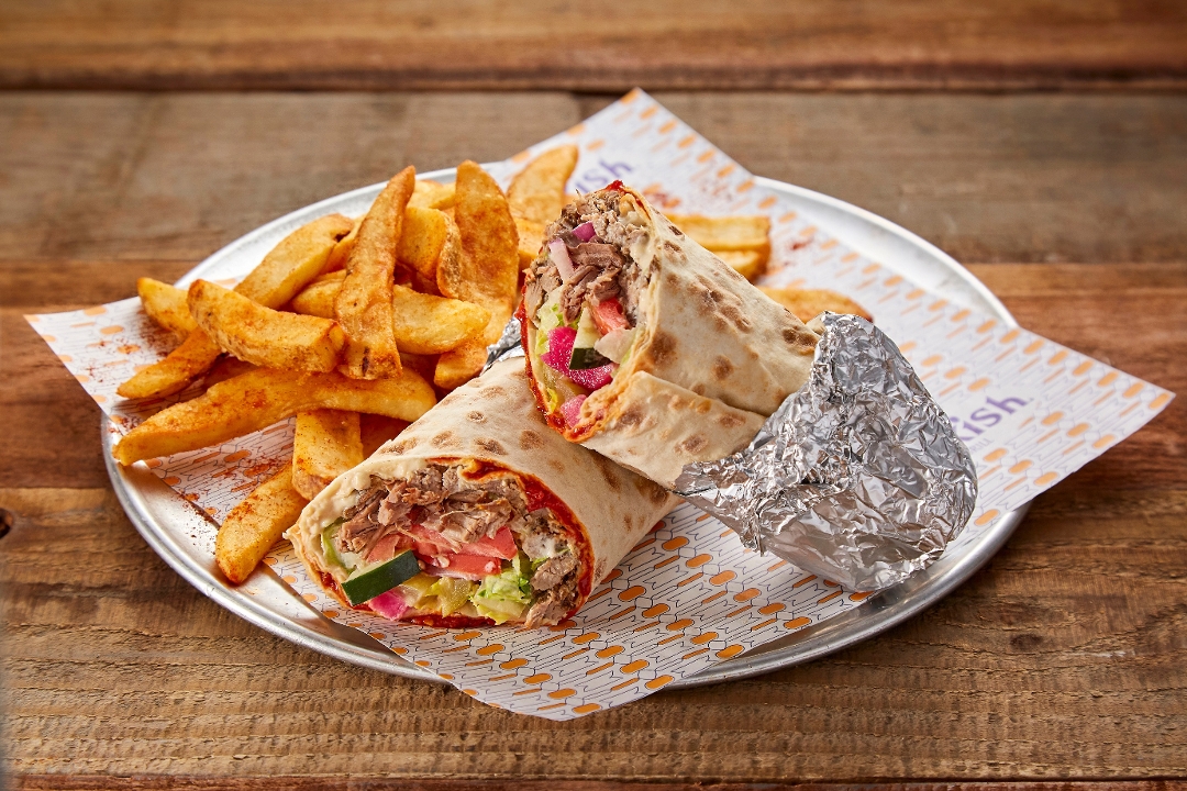Tri Tip Shawarma Wrap.
