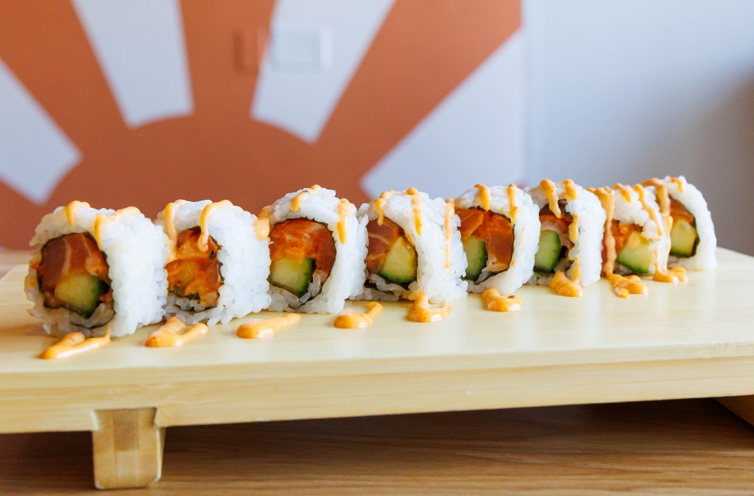Spicy Salmon Roll.