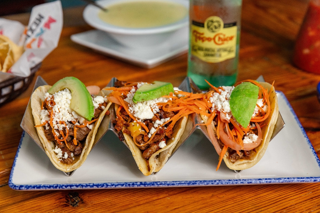 Tres Locos Taco Plate.