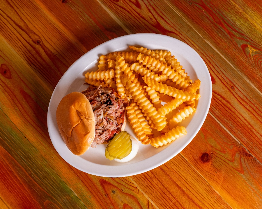 Pulled Pork Sandwich.