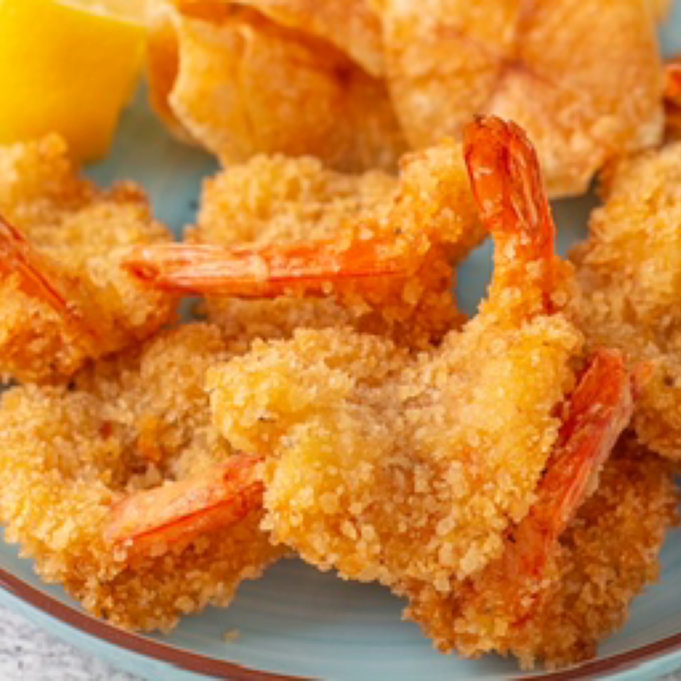 5 Fried Shrimp.