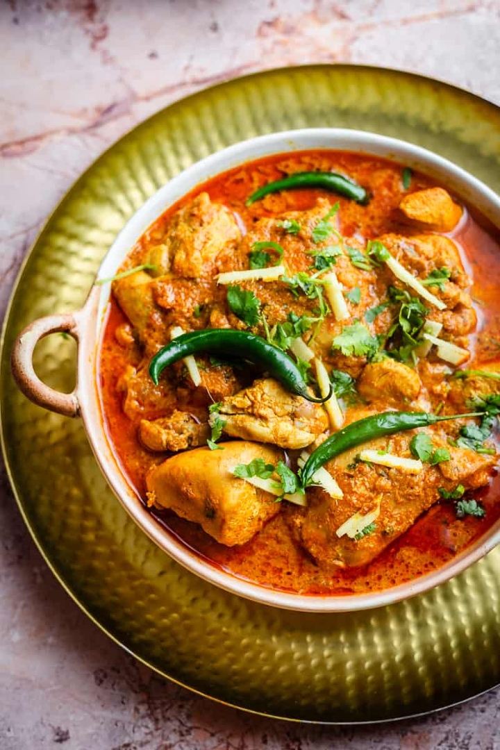 Andhra Chicken Curry.
