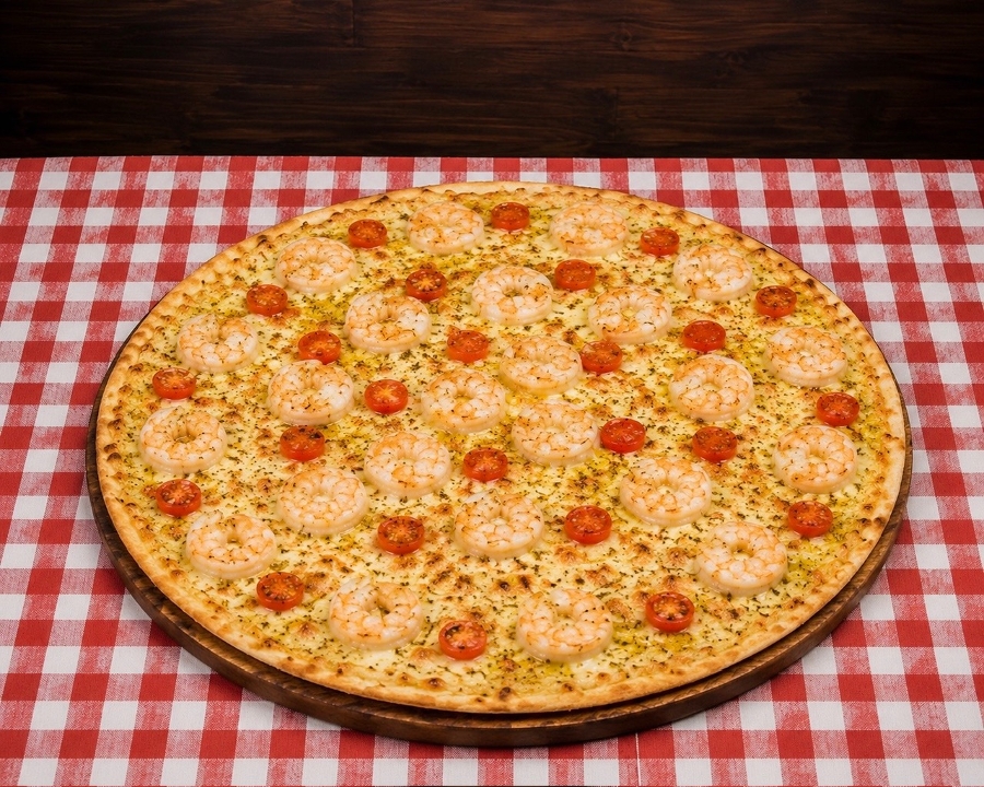 Lg Shrimp Scampi Pizza 14 (Italian Style).