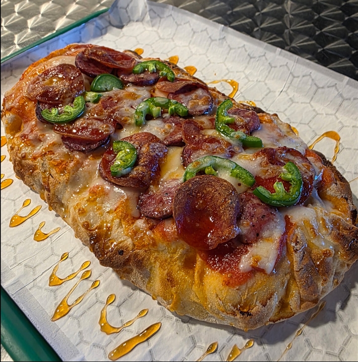 Texas Sweet Sting Pizza.