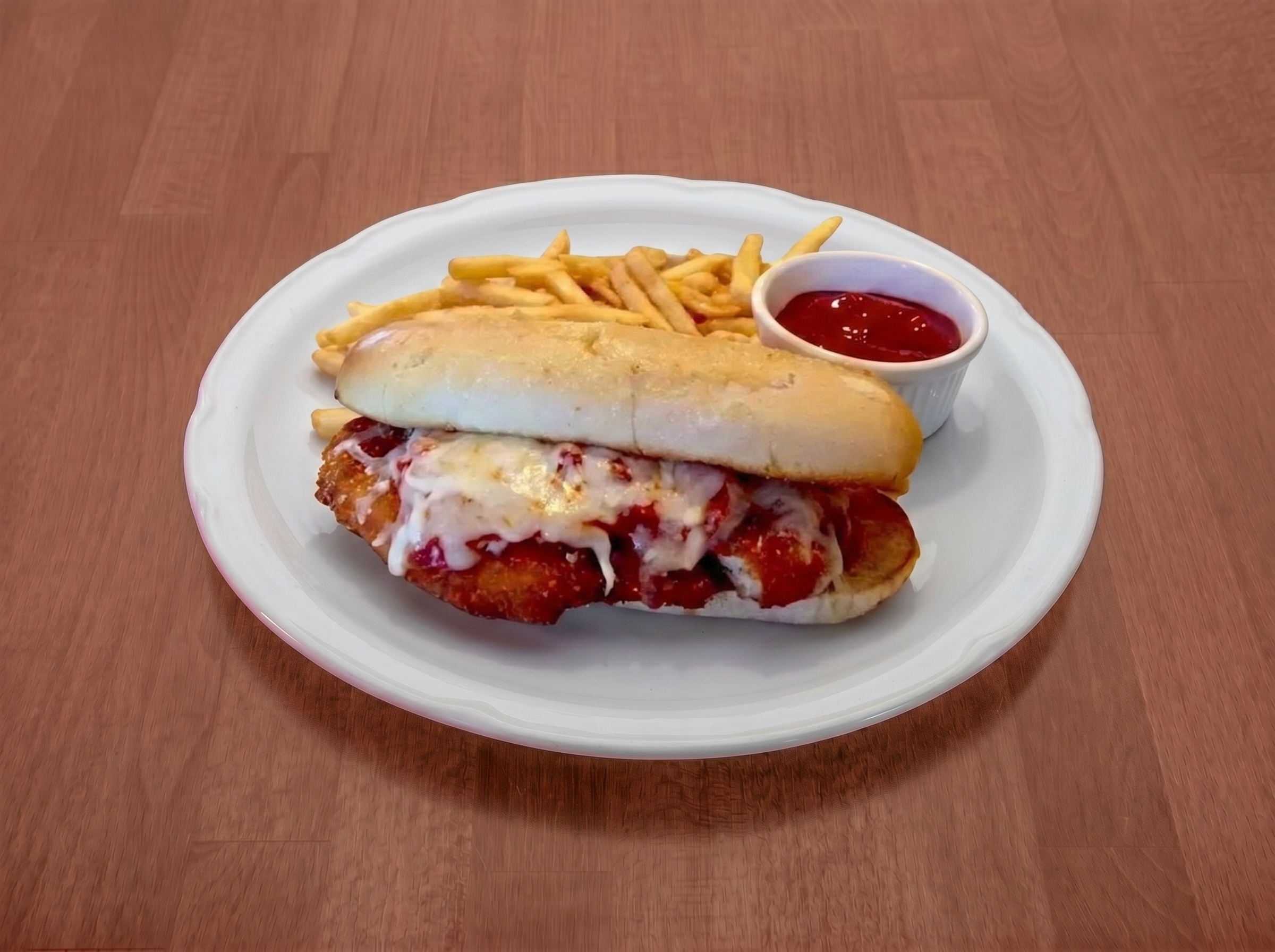 / Chicken Parmesan Sandwich.