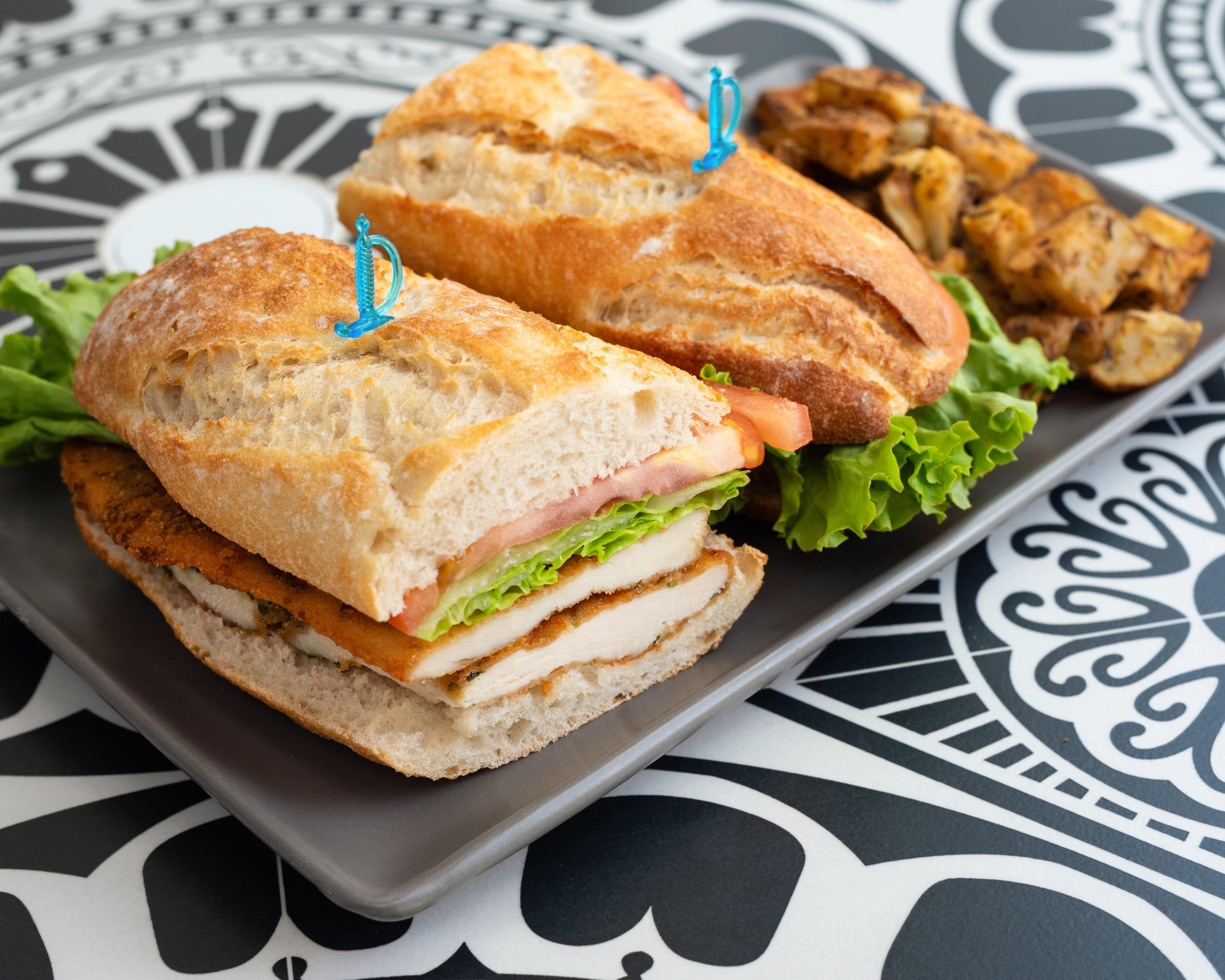 Chicken Milanese Sandwich.
