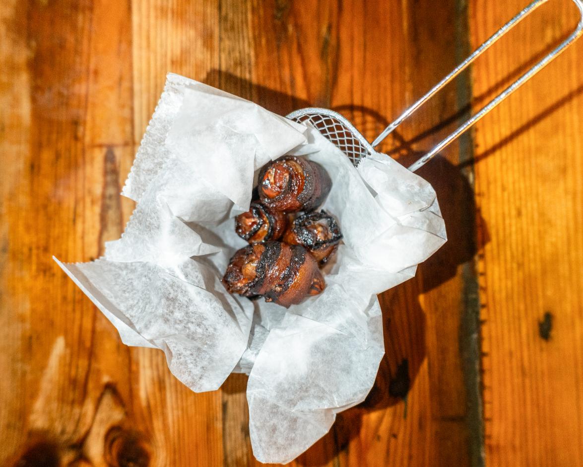 Bacon Wrapped Dates.