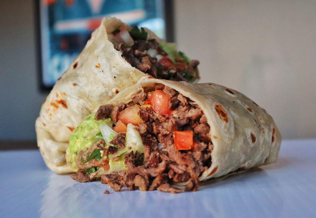 Carne Asada Burrito.