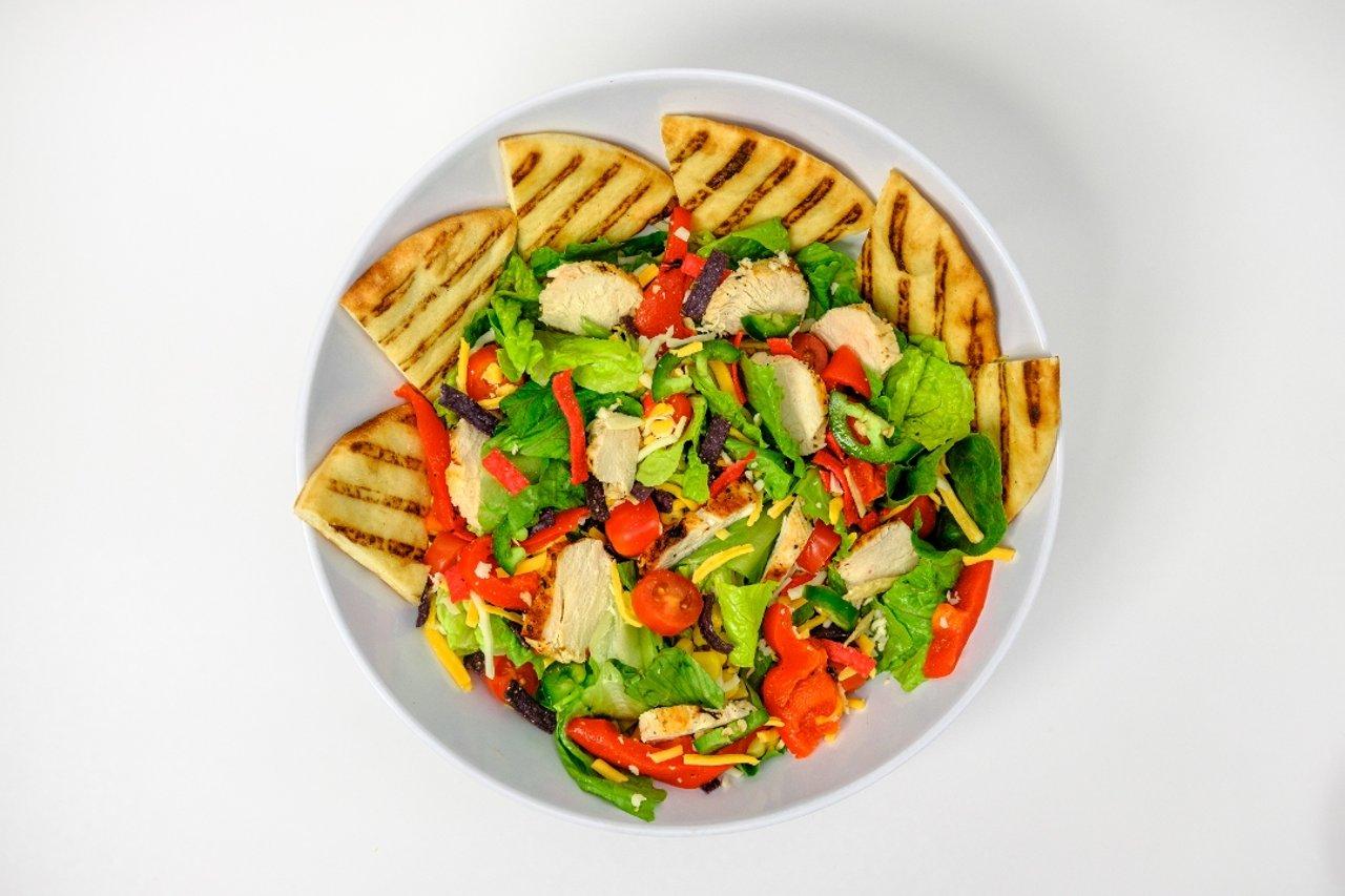 Fire-roasted southwest chicken salad.