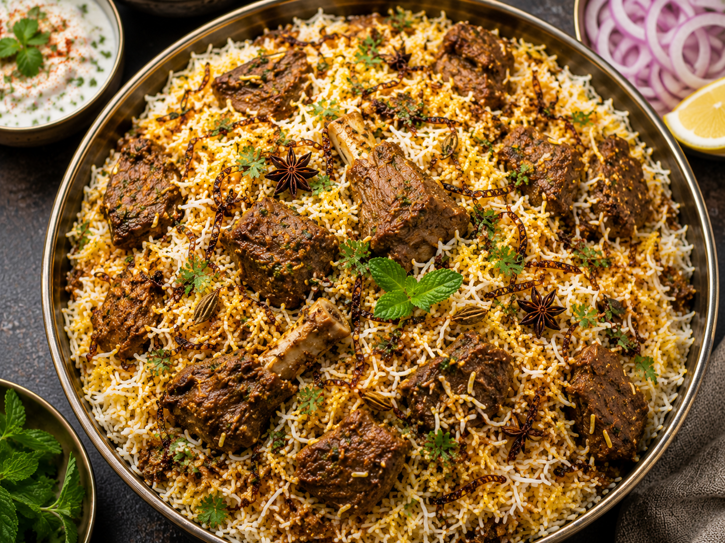 Lamb Biryani.