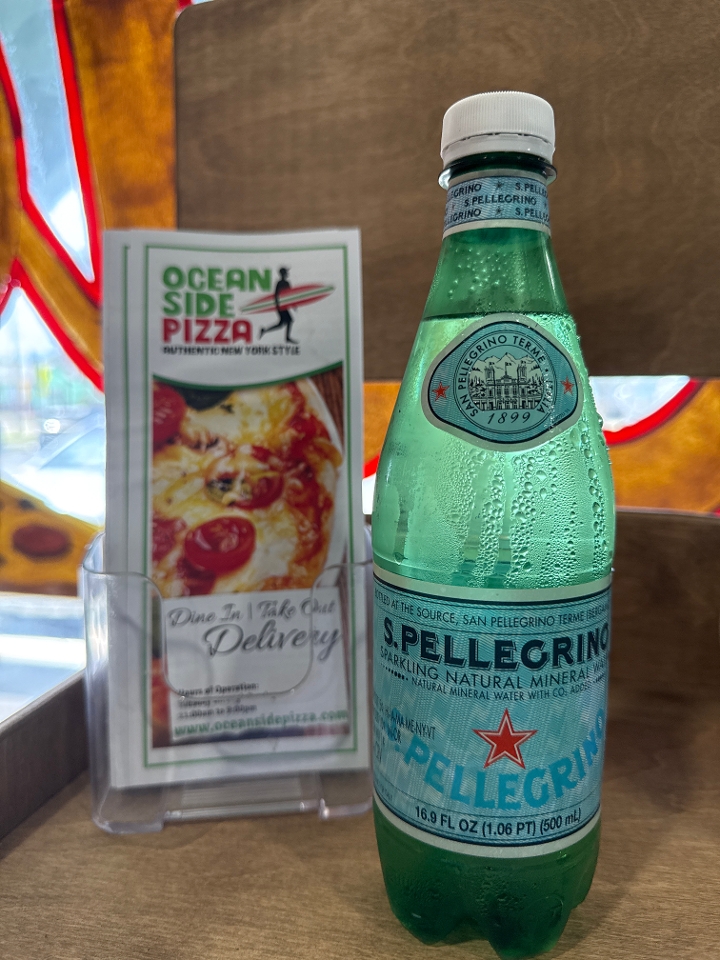 Sparkling Water Pellegrino.