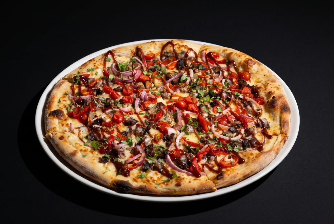 Large BBQ Pizza.