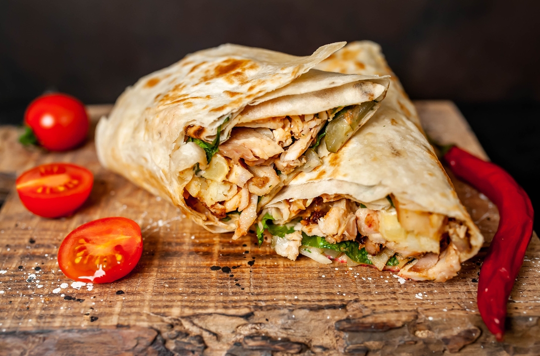 Chicken Cilantro Burrito.