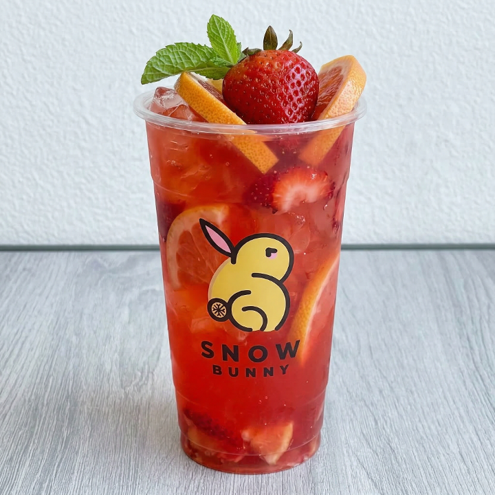 Strawberry Peach Tea.