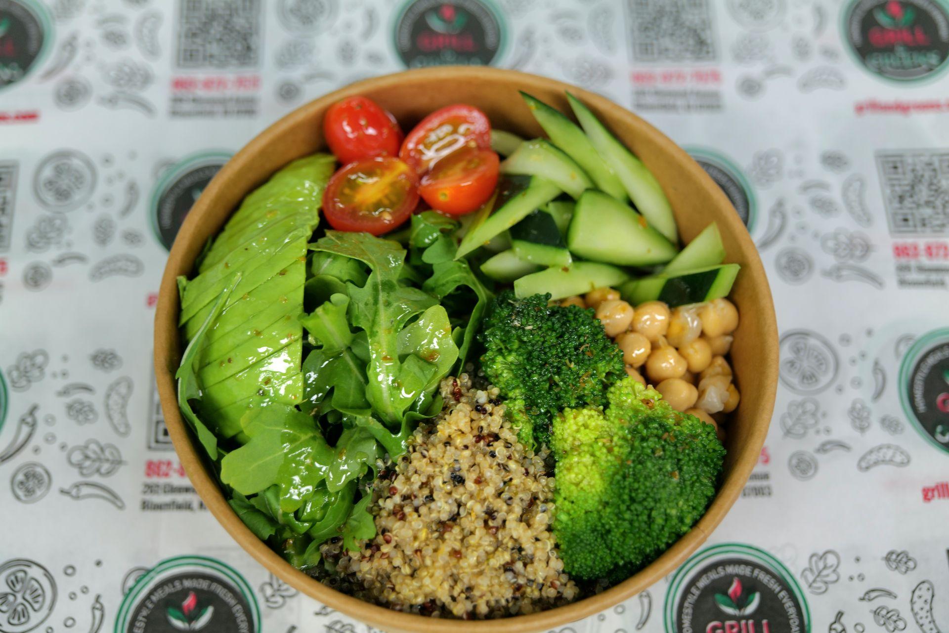 Chickpea Salad Bowl.
