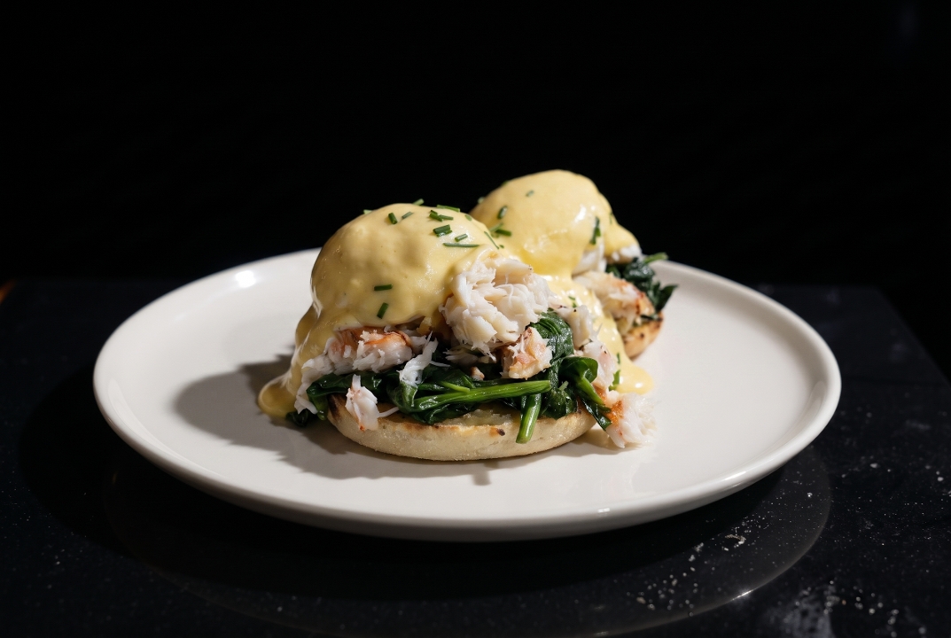 Crab Benedict.
