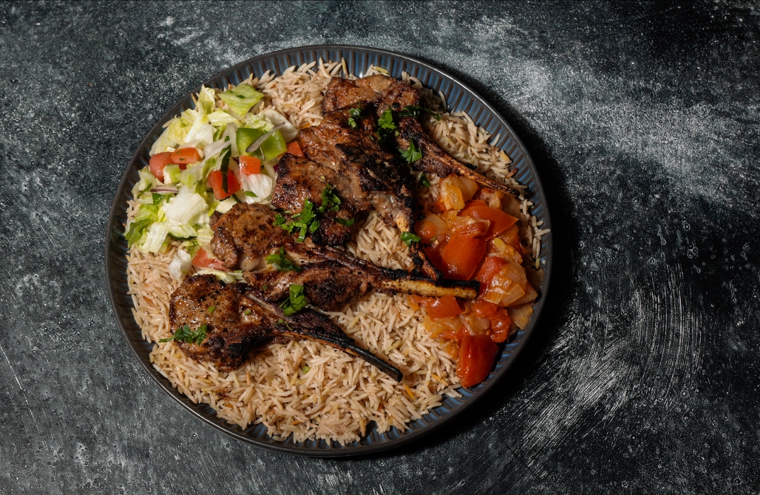 Lamb Chops Platter.