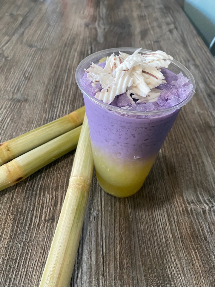 Taro-coconut cane.