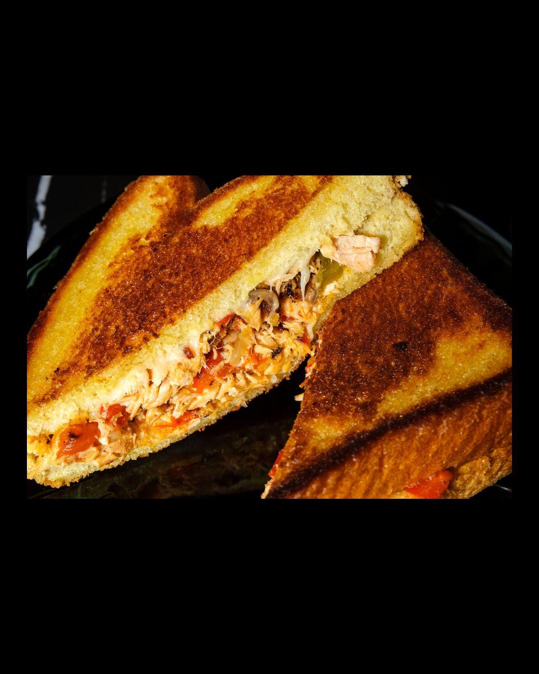 Salmon Grilled Cheese.