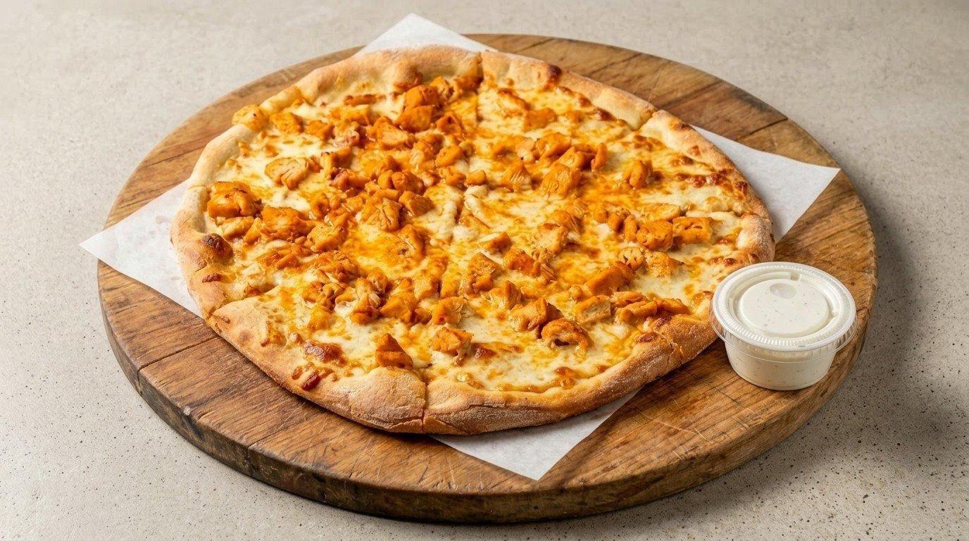 Buffalo Chicken Pizza.