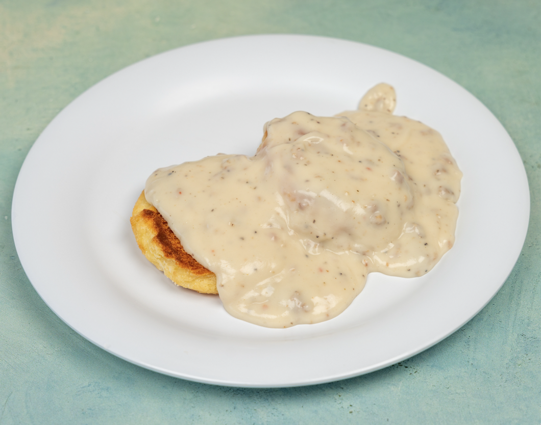 Grilled Biscuit & Gravy.