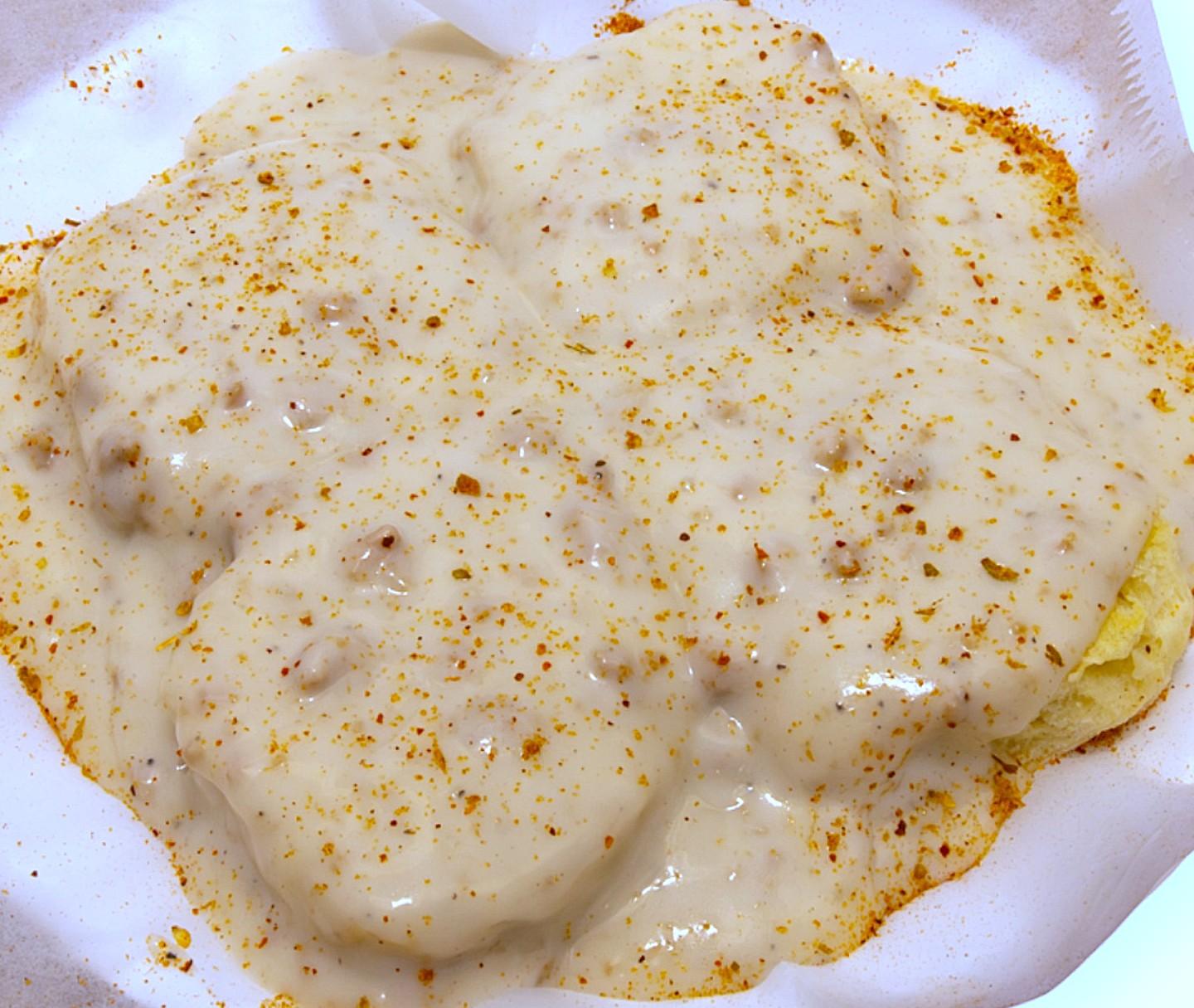 Nozzleman Biscuit and Gravy.