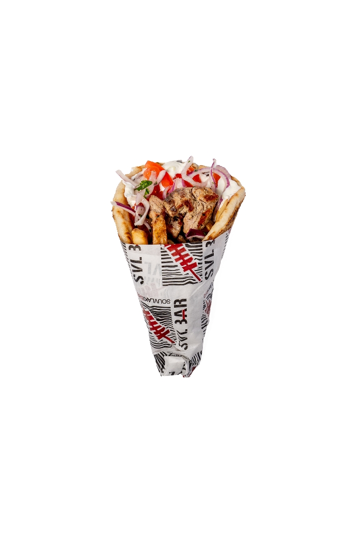 Pork Souvlaki Pita.
