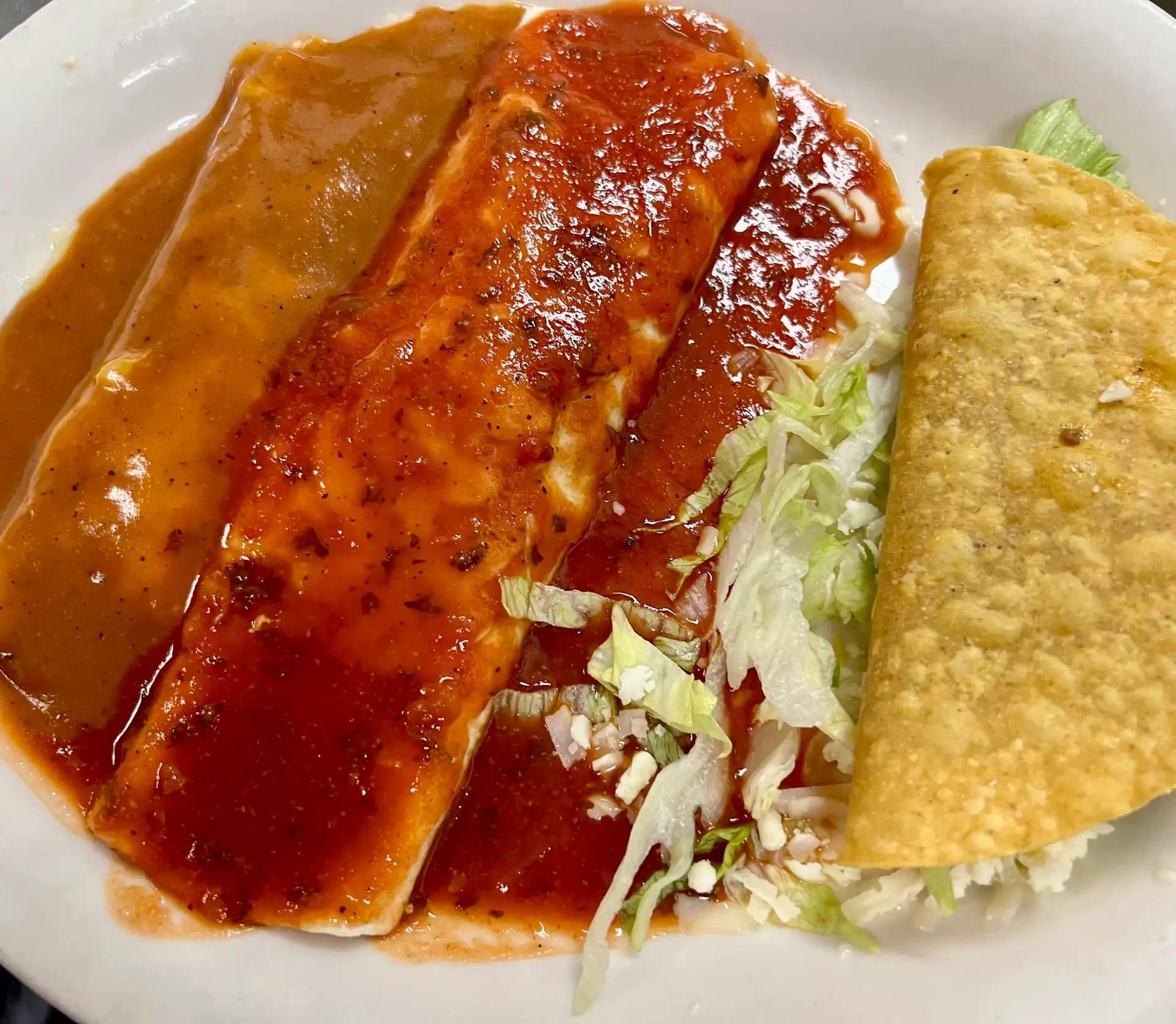 Enchilada, Burrito & Taco.