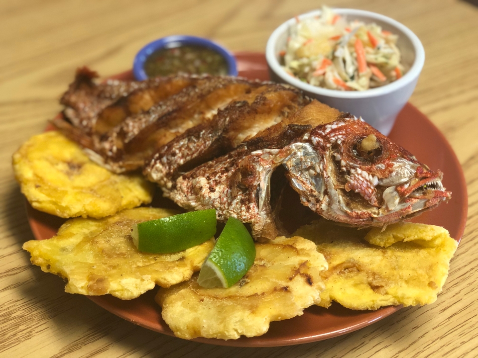 Fried Snapper (Whole).