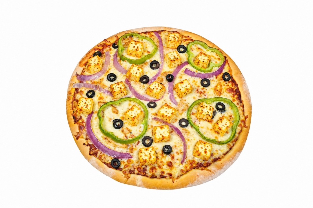 Paneer Tikka Pizza.