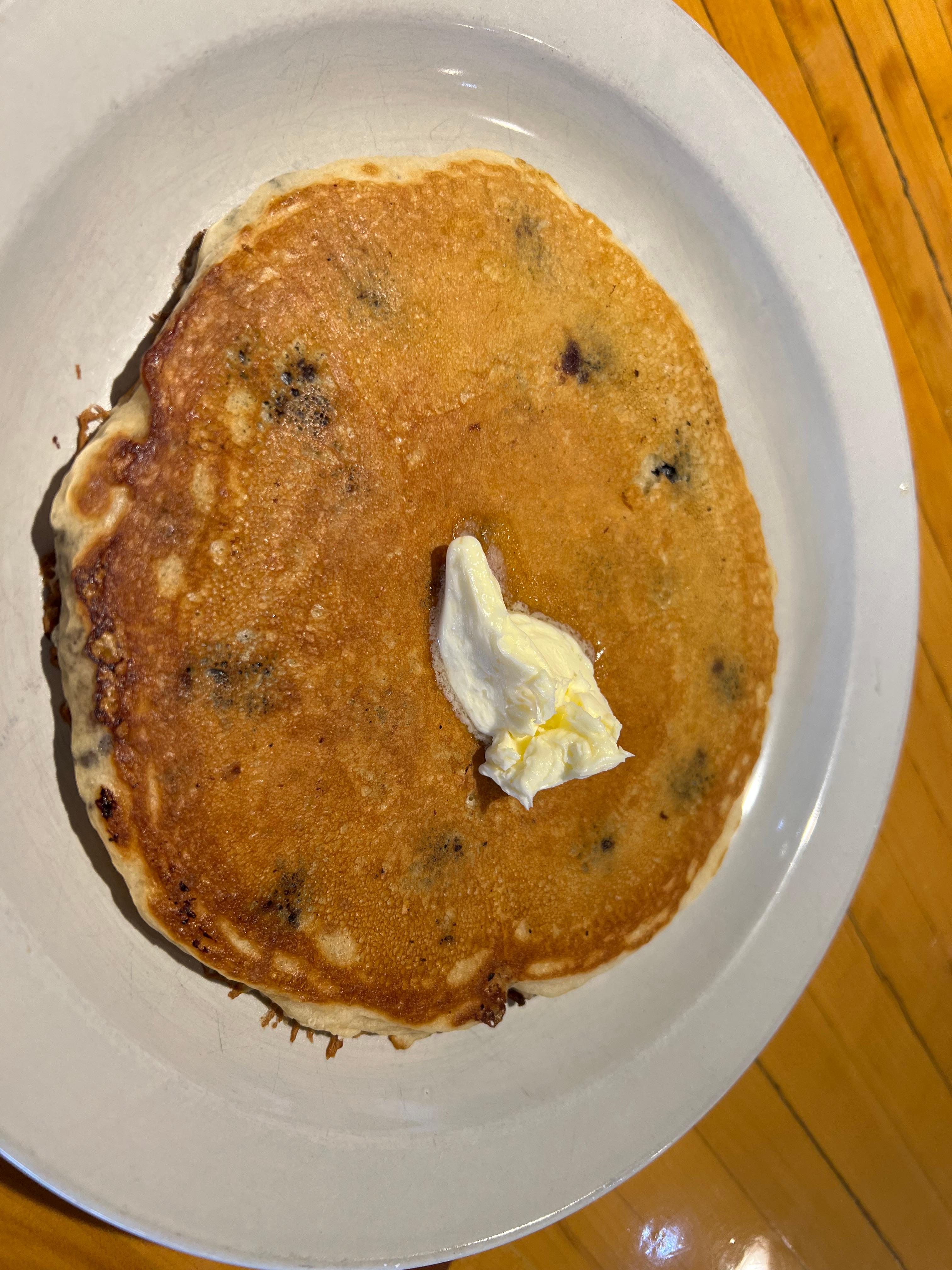 1 BLUEBERRY PANCAKE.