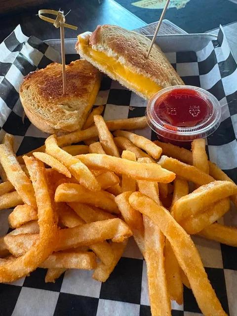 Grilled Cheese & Fries for Kids.