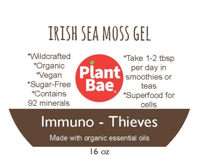 Immuno-Thieves Irish Sea Moss Gel - 16 oz.
