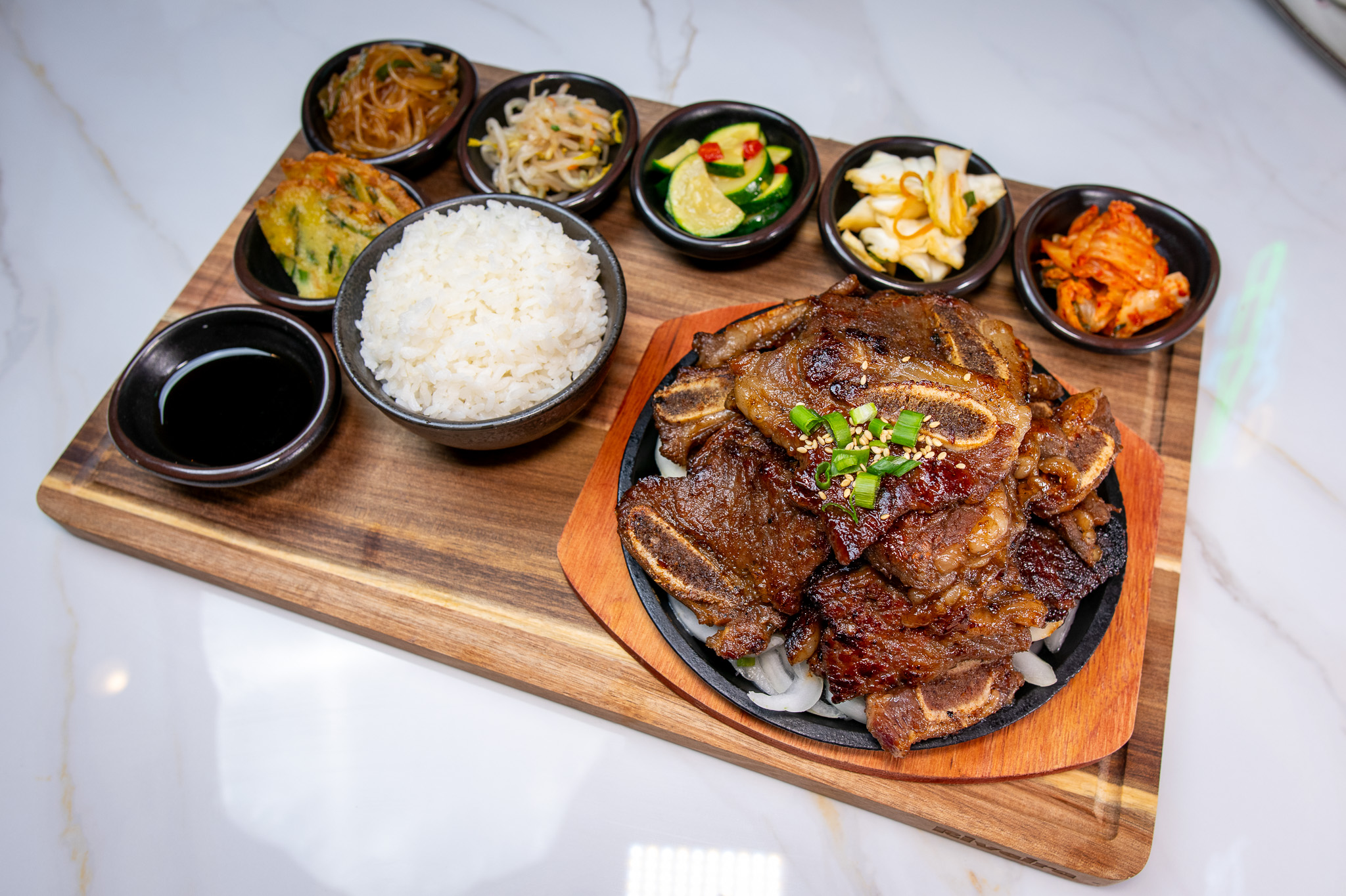 Korean Premium Galbi Meal.