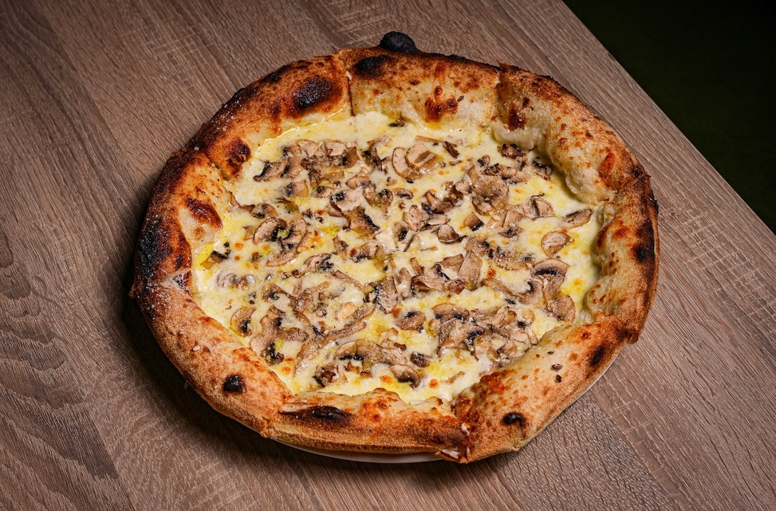 Truffle Mushrooms Pizza.