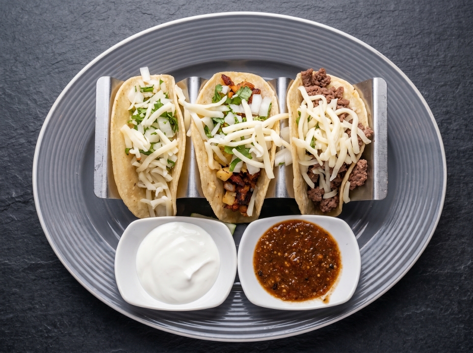 Shredded Chicken Tacos.