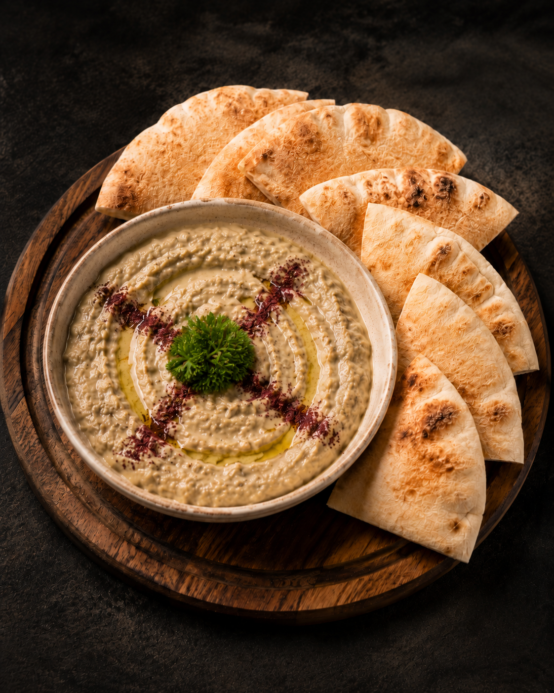 Eggplant Dip (Baba Ganoush).