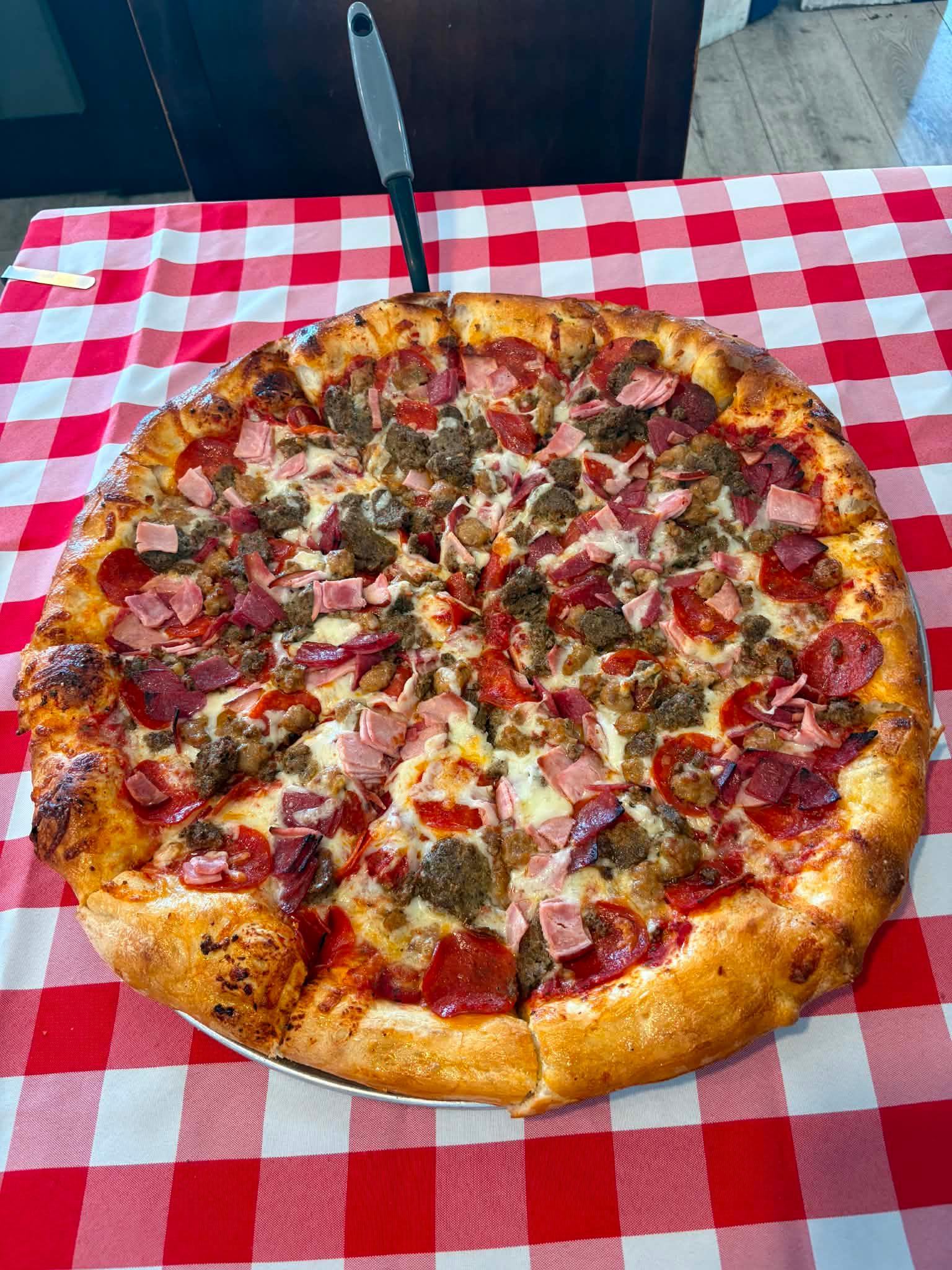 Meat Eater Pizza.