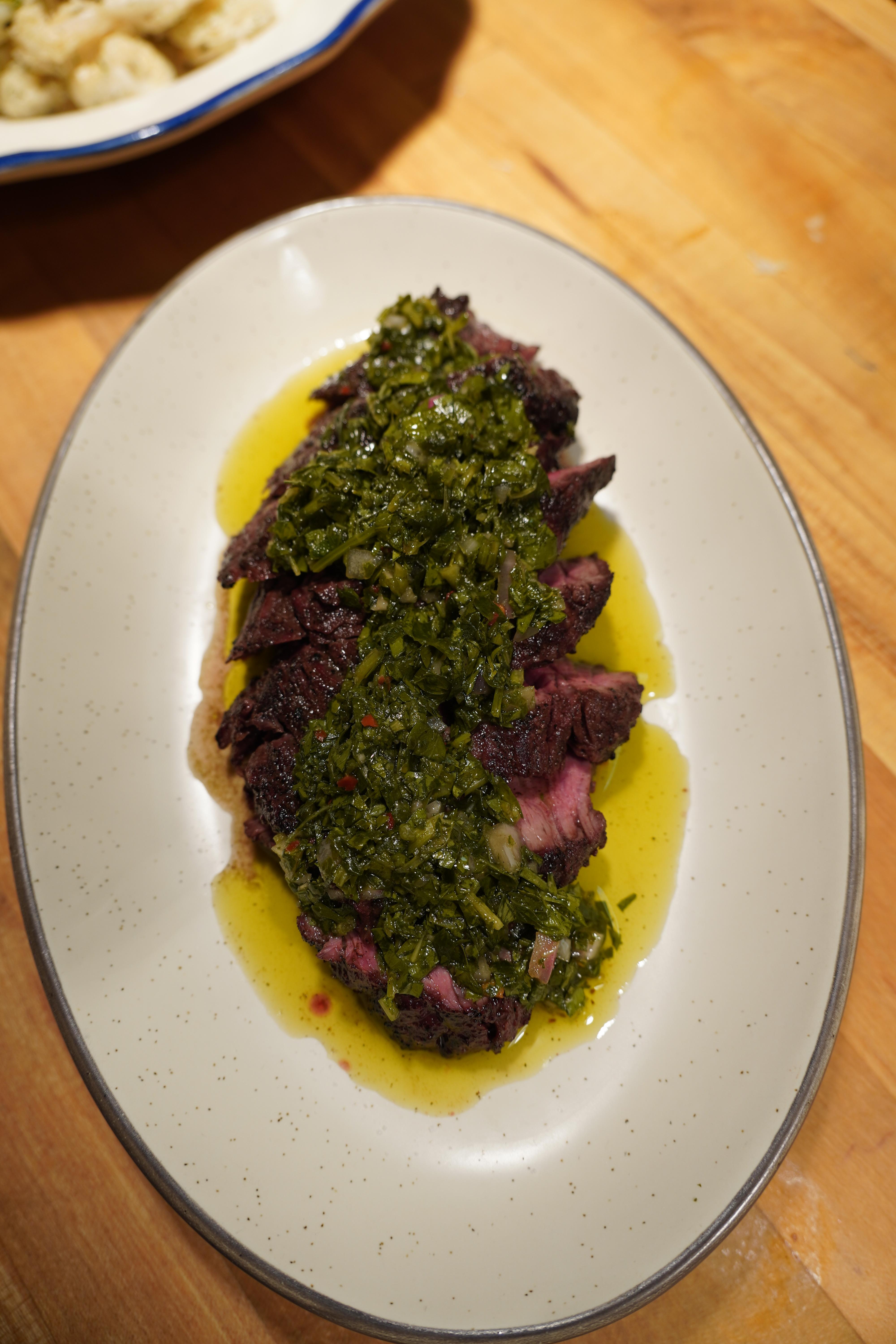 SIDE | Grass-Fed Hanger Steak.