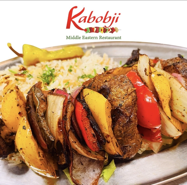 Filet Mignon Kabob Platter.
