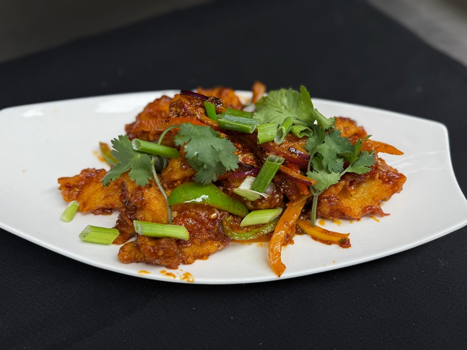 Dry Chilli Fish.
