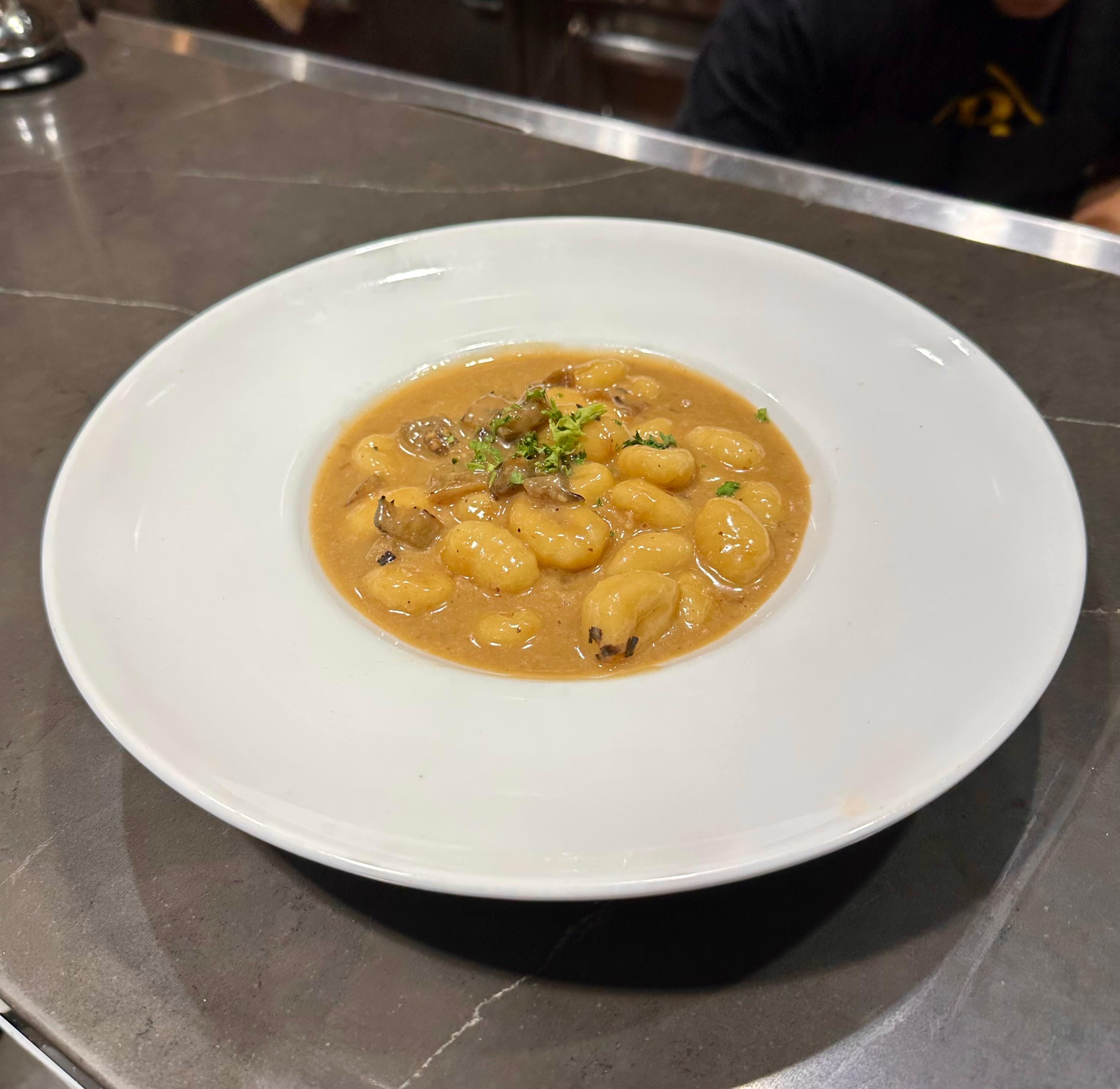 Gnocchi Alla Porcini.