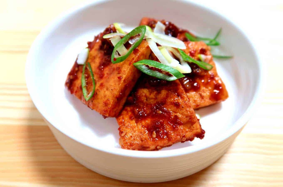 Braised Tofu Entree.