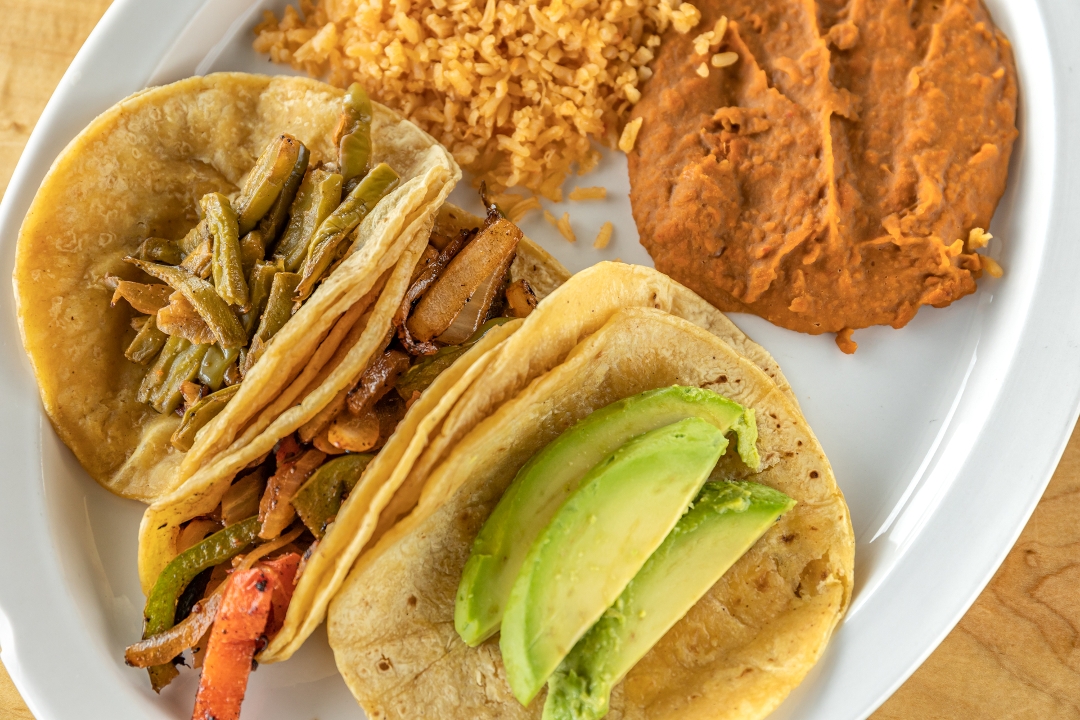 Veggie Taco Trio D#25.