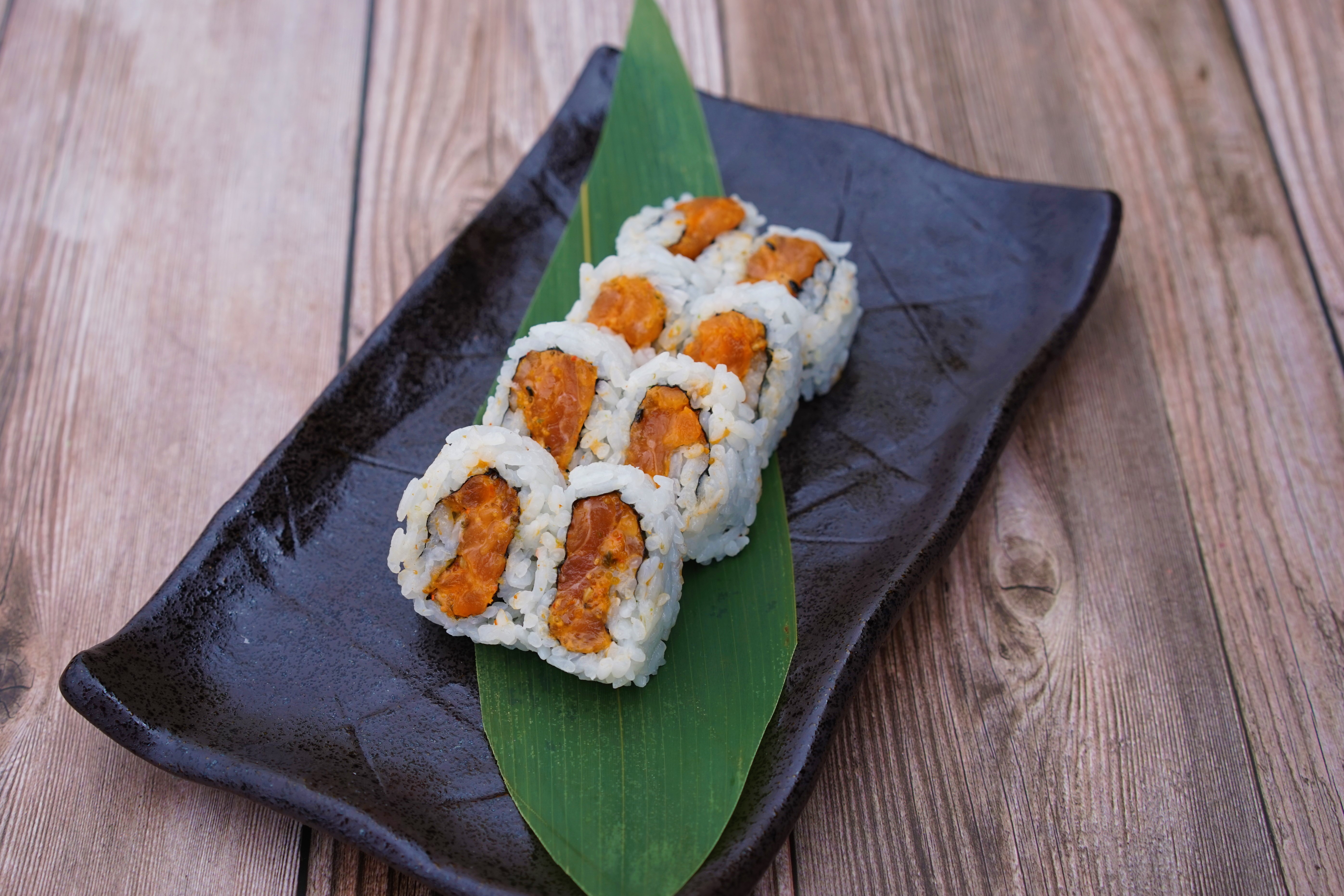 Spicy Salmon Roll.