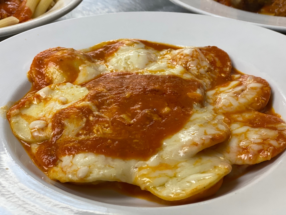 Ravioli Parmigiana.