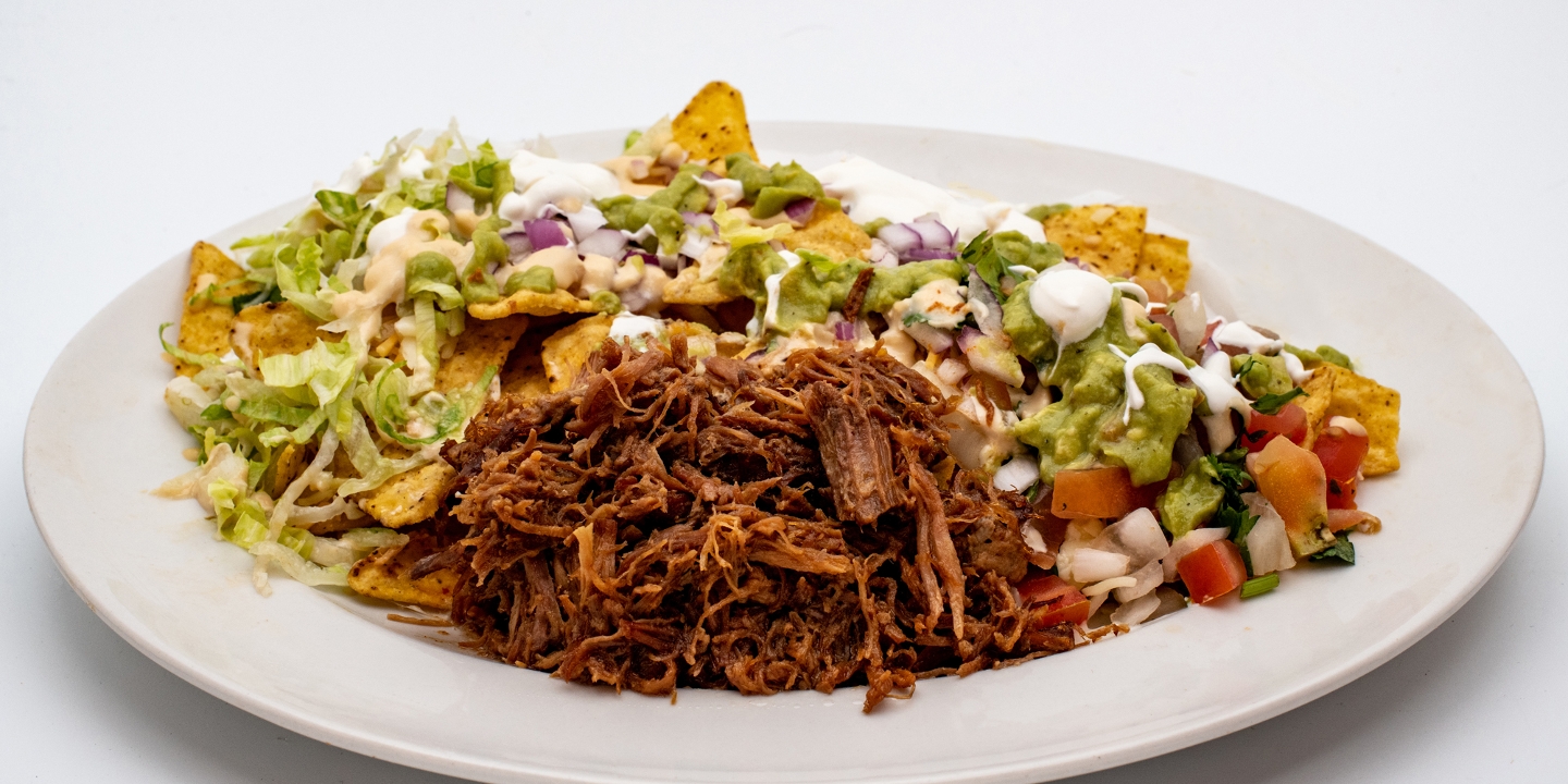 Spicy Beef Nachos.