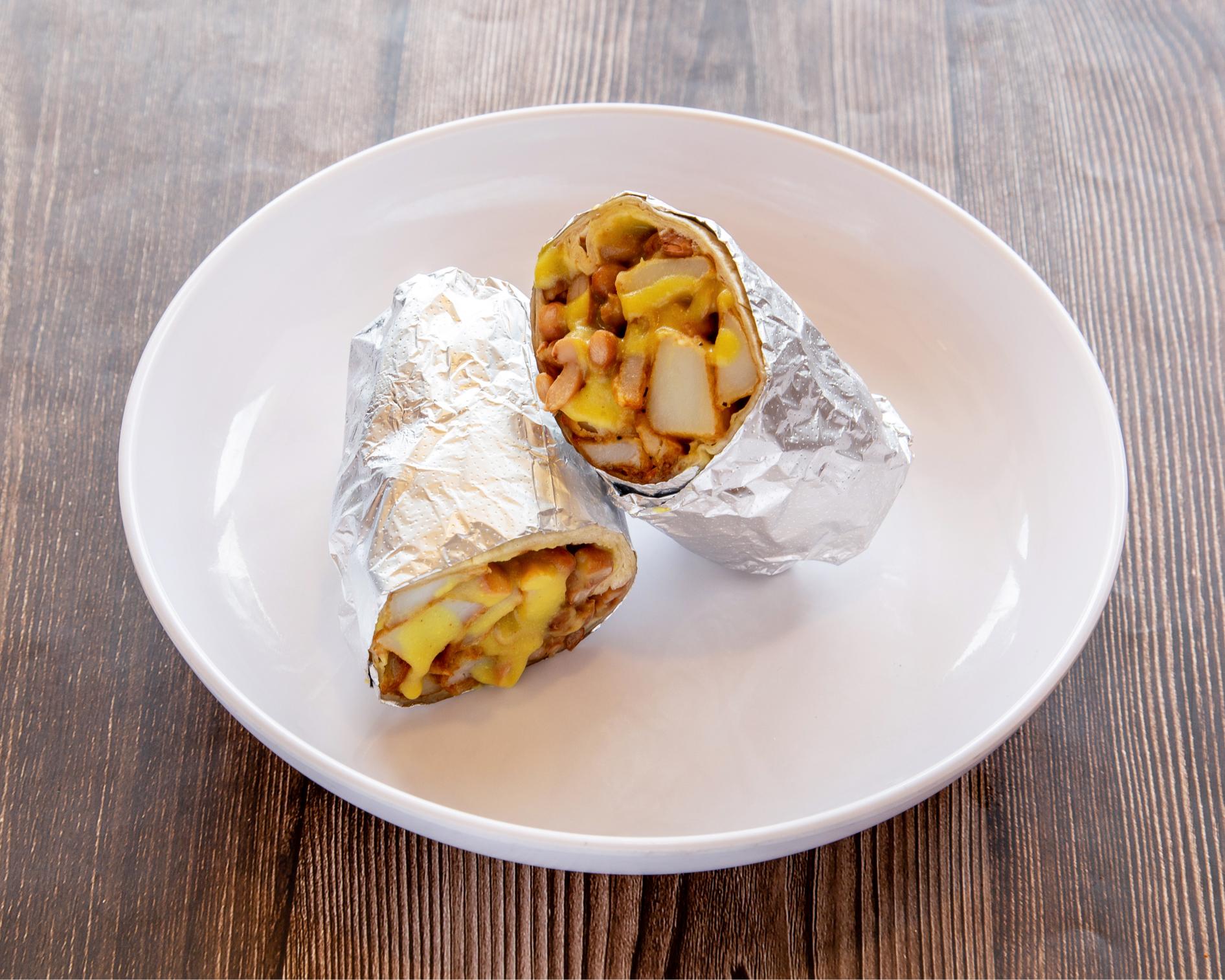 Cheezy Bean and Papa Burrito.