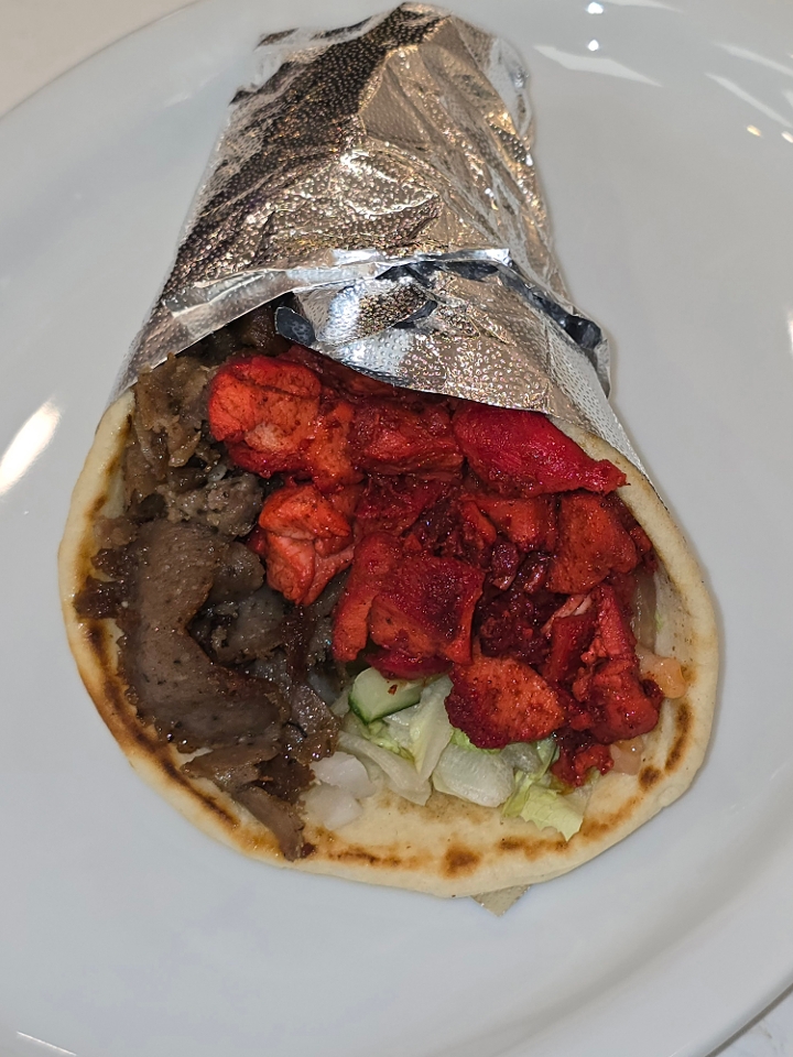Chicken & Lamb Shawarma.