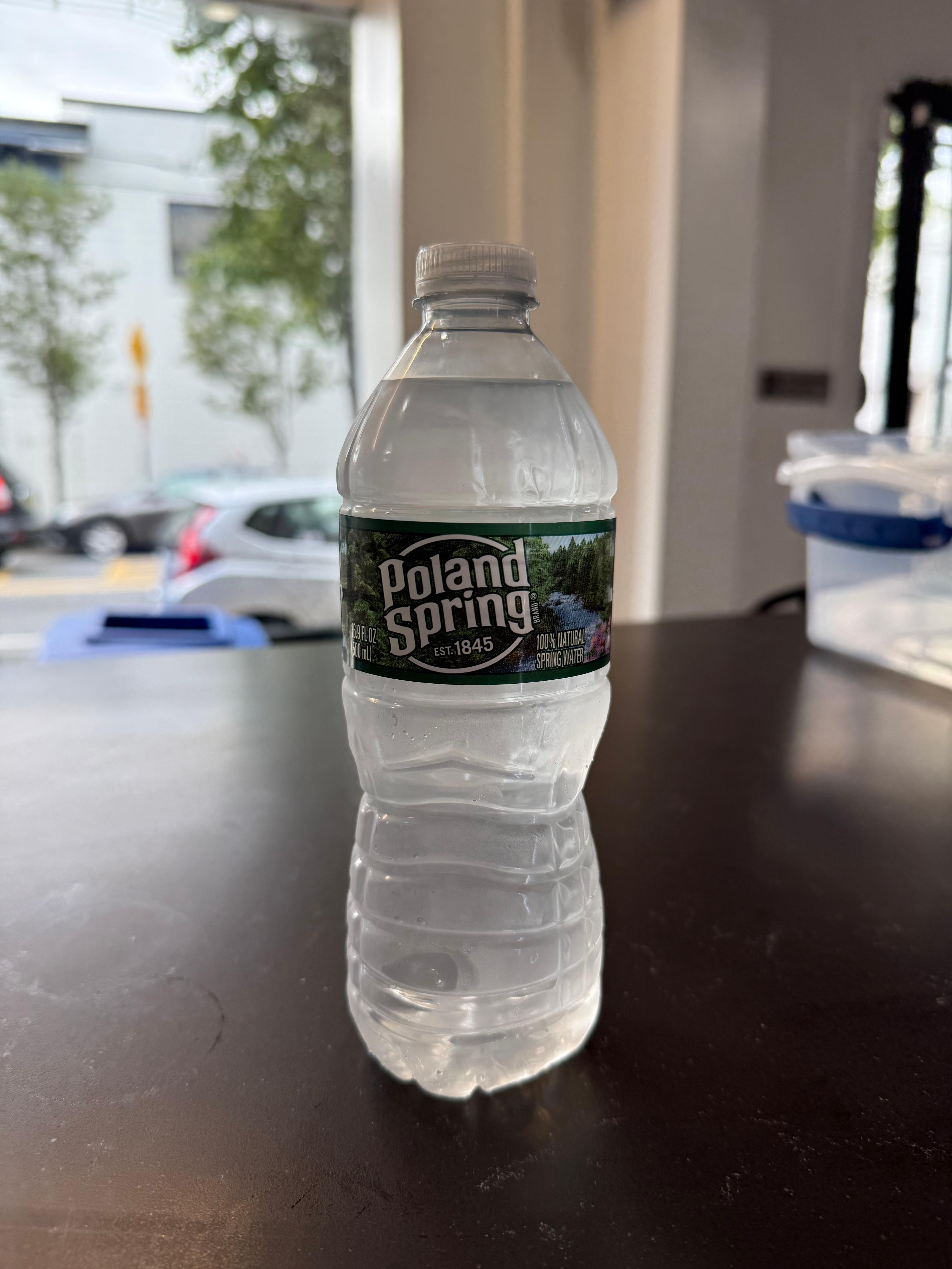 Water (Poland Spring).
